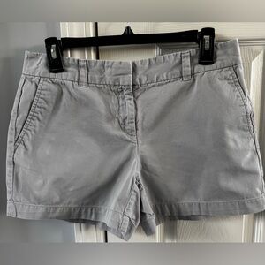 Ann Taylor LOFT Gray Cotton Casual Shorts Size 4